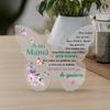 To My Mom for All The Times I Forgot To Thank You, A Decorative Acrylic Sign Shaped Like A Butterfly, Perfect for Home or Farmhouse Living Room Decor 