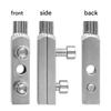 1 Set of Adjustable Metal Pipe Breaker Removal Tool Kit, Faucet Quick Thread Extraction Tool, 4mm and 6mm Nut Universal Extractor, Disassembly Tool
