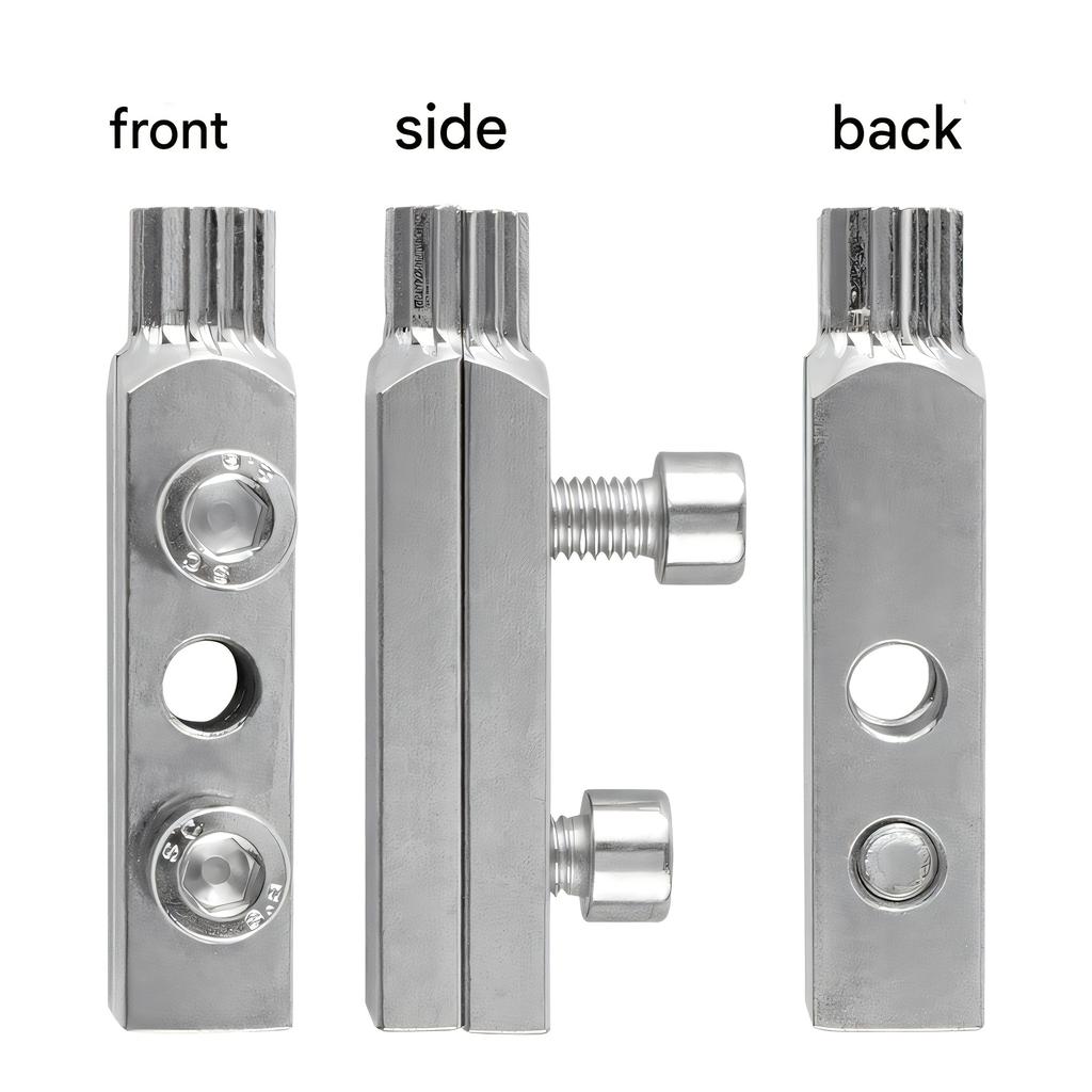 1 Set of Adjustable Metal Pipe Breaker Removal Tool Kit, Faucet Quick Thread Extraction Tool, 4mm and 6mm Nut Universal Extractor, Disassembly Tool