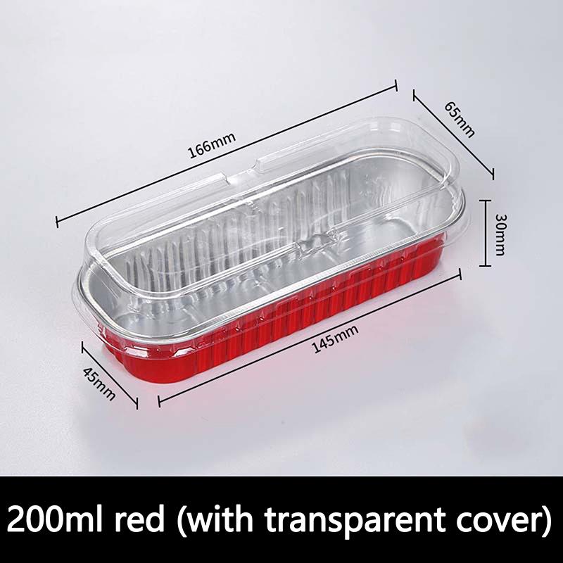10Pcs Mini Loaf Pans With/Without Lids Rectangle Aluminum Foil Baking Pans Reusable Mini Bread Containers Muffin Tins
