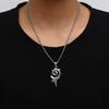 Men's Vintage Tribal Pendant Necklace Silver Stainless Steel Hip Hop