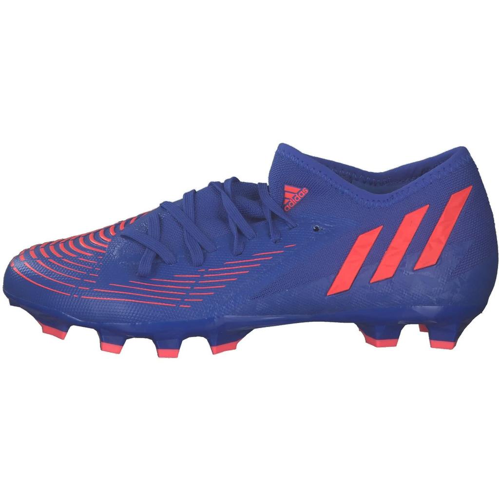 Adidas Predator Low HG LSC53 Soccer Blue Size for Soil and Artificial Model Worn by Takumi Minamino and Mana Edge.3 Cleats, Hi-Res Blue/Turbo/Hi-Res