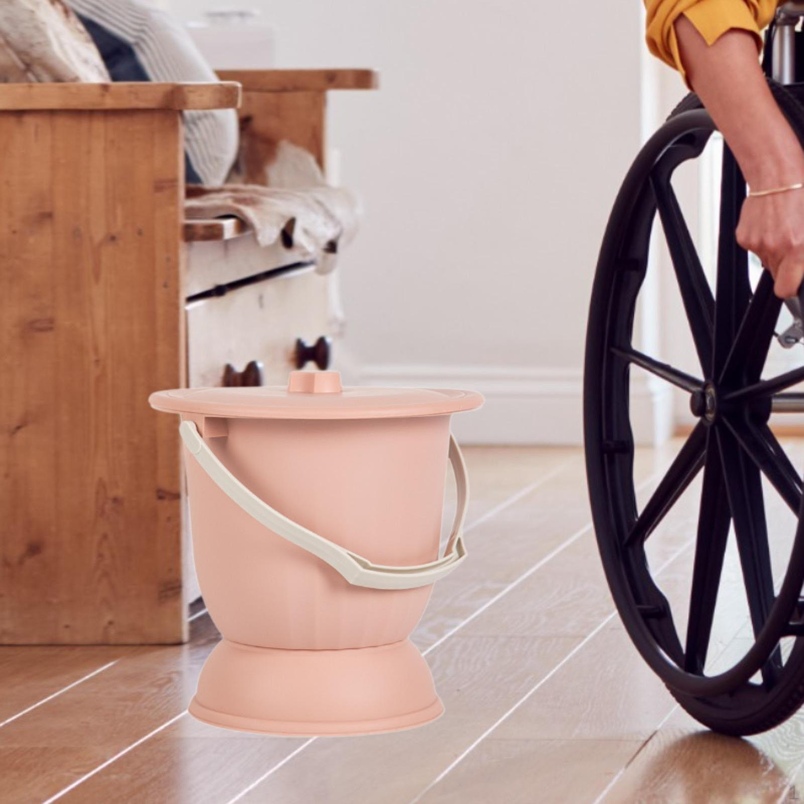 

Ночной горшок, переносное судно, плевательница, писсуар с крышкой для женщин, мужчин, женщин розовый