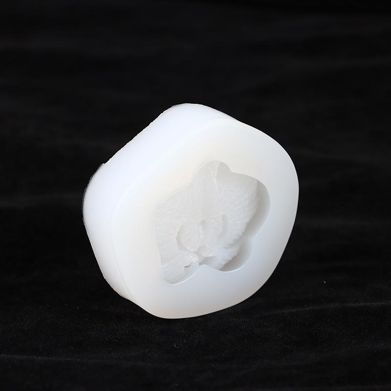 Silikonová forma ve tvaru orchideje motýlí DIY 3D forma na mýdlo, svíčku, dort, cupcake, fondán, želé, bonbóny, čokoládovou dekoraci, pečicí forma