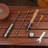 Three-stage Long Flamethrower Timber Handle Lengthened BBQ Igniter Flame Lighter  Fire Starting