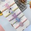 Nové svítící gumičky do vlasů Sanrio Kuromi pro dívky - Elastické kreslené doplňky