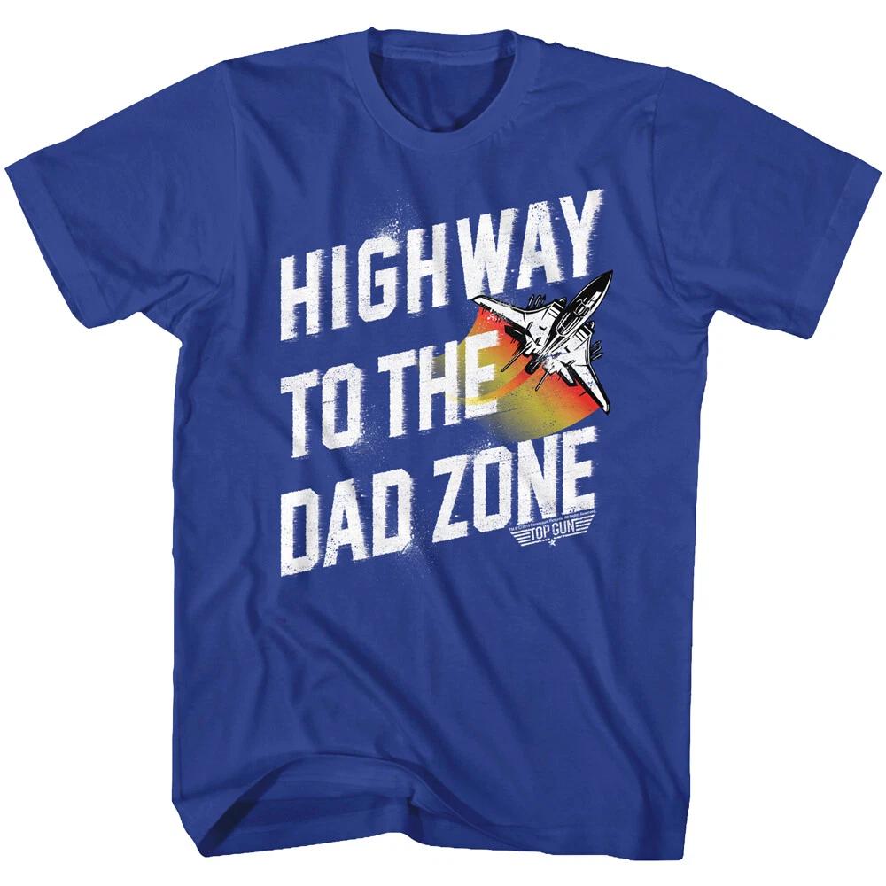 Top Gun Movie F-14 Fighter Jet Highway To The Dad Zone Men s T Shirt M