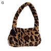 Women Autumn Winter Plush Soft Fluffy Handbag Shoulder Underarm Bag CLE