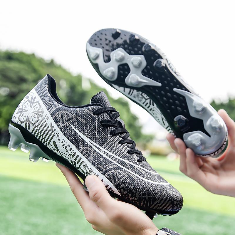 High-top adult football shoes men's and women's TF broken nails artificial turf AG long nails student training football shoes