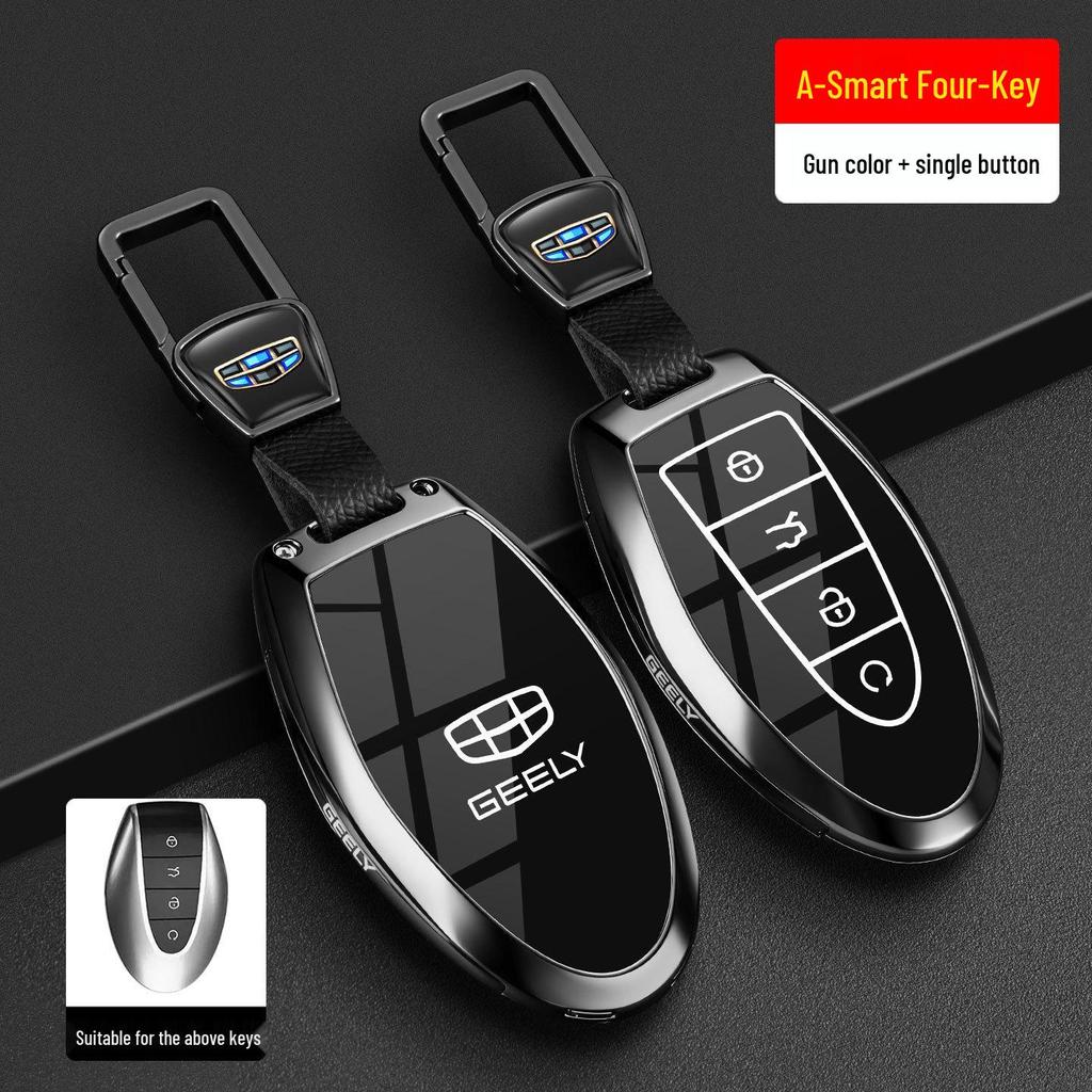 Compatible Silicone Cover for Geely Binyue, Emgrand GS, Xingrui, Xingyue L, Vision X6 Car Keys