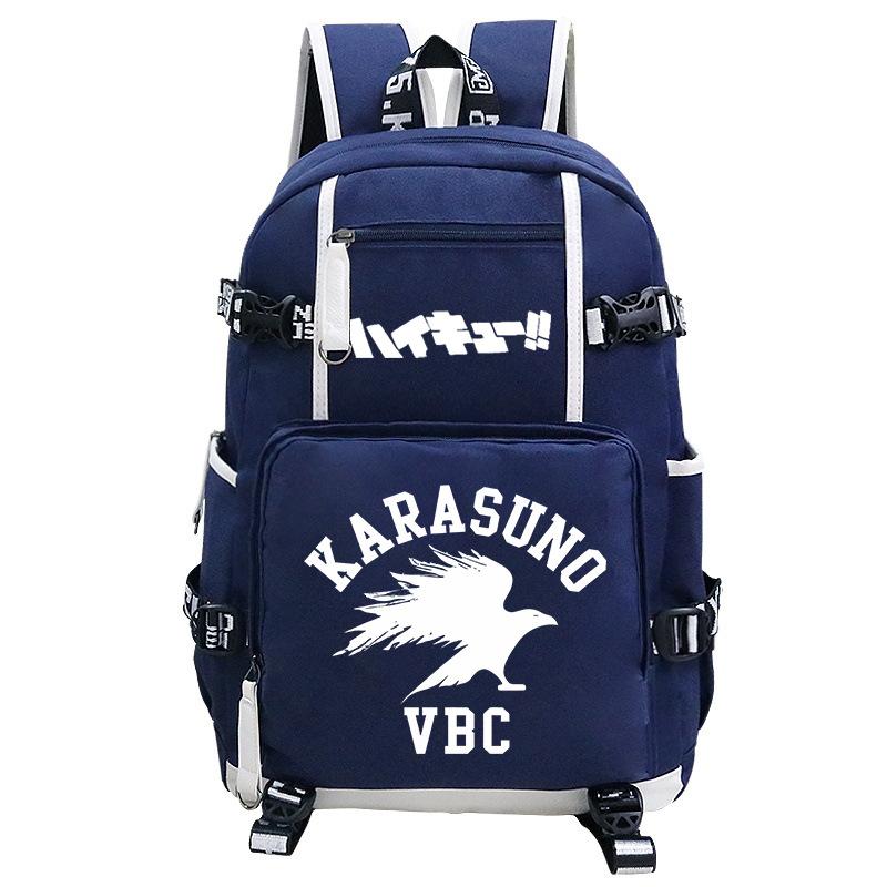 Japanese Cartoon Print Teen Student Schoolbag Outdoor Leisure Large Capacity Travel Backpack