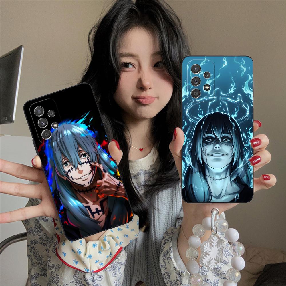 JJK Mahito Phone Case for Samsung Galaxy M55 54 42 35 34 33 32 23 22 15 14 13 12 F55 5G Soft TPU Shockproof Cover