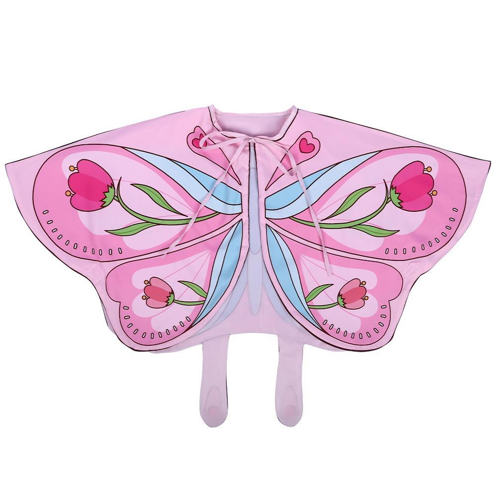 Halloween cos butterfly wings shawl stage performance rotating cape European and American new big butterfly cape
