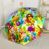 Plants Vs Zombies Adventure Outdoor Automatic Umbrella Compact 8-Rib Design Lightweight Durable Everyday Carry Umbrella Elegant Umbrella