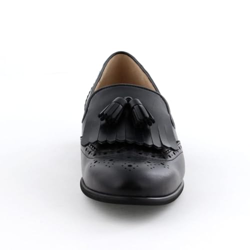 HIMIKO/Himiko/[WEB Exclusive Design] Medallion Tassel Shoes/631152 Black 230