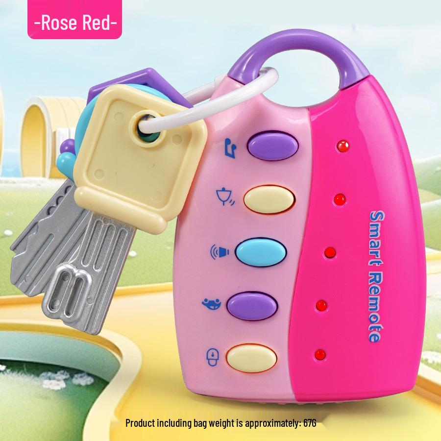 Infant Educational Toy Car Keys with Lights & Music