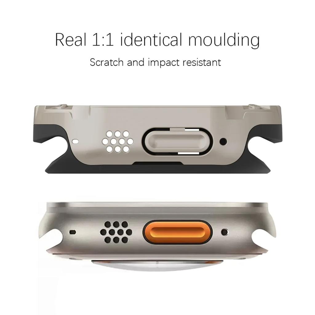 Band+Case for Apple Watch Ultra 2 49mm 44 45 46mm Sport Silicone Strap TPU+PC Cover iWatch Series10/8/7/SE/6/5 Protector Bumper