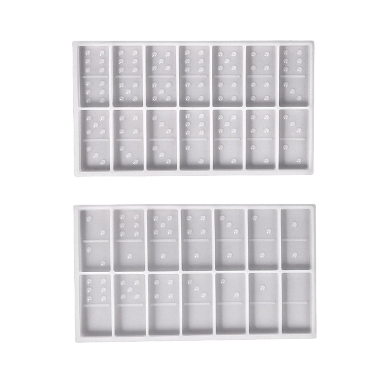 Diy Crystal Drop Glue Aromatherapy Gypsum Abrasive Three-dimensional Dominoes Jewelry Ornaments Pendant Silicone Mold