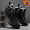 Men's Winter Boots Warm Waterproof N-Slip Plush Sneakers Shoes - Winter Slippers Male Tenis Boots