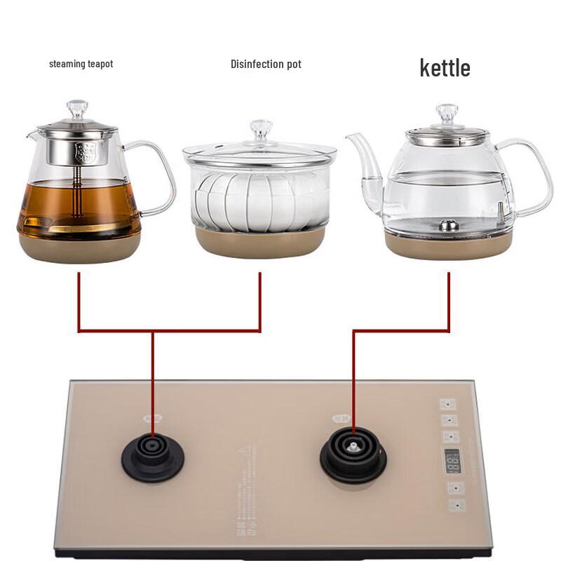 Smart Automatic Glass Electric Tea Kettle with Bottom Water Supply