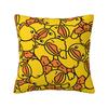 Custom Fashion Duck Anime Pattern Cushion Covers 40X40Cm Polyester Pillow Case For Car Square Pillowcase