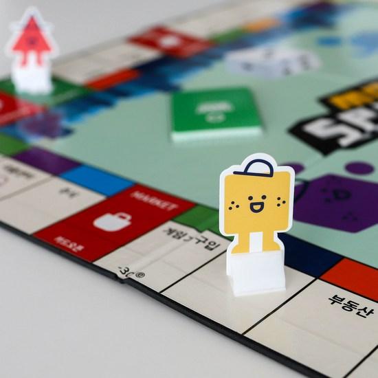 Finance and economy board game Money Spinner Family game Elementary school social and economic teaching aids Blue Marble, popular Korean game