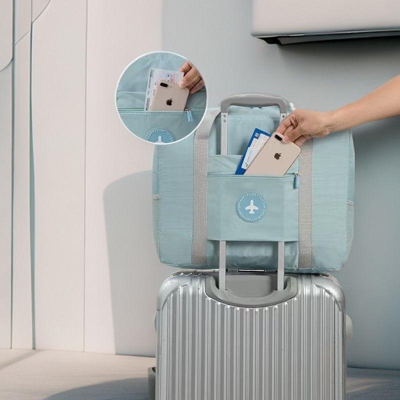 Erweiterbare Abschlusstrolley-Hülle: Große, faltbare, dicke Oxford Koffer-Tasche