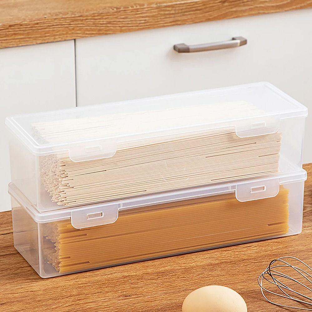 1Pcs Plastic Noodle Storage Box Multi-grain Spice Food Preservation Box Refrigerator Sealed Case