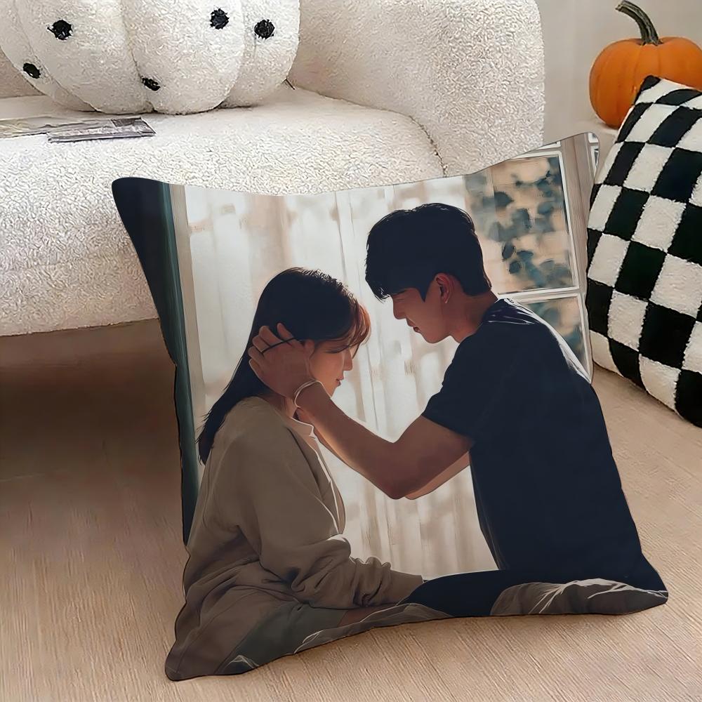 TV series NNevertheless Cushion Cover Natural Linen Double Sided Print Throw Pillow Case for Sofa Couch Home Decor