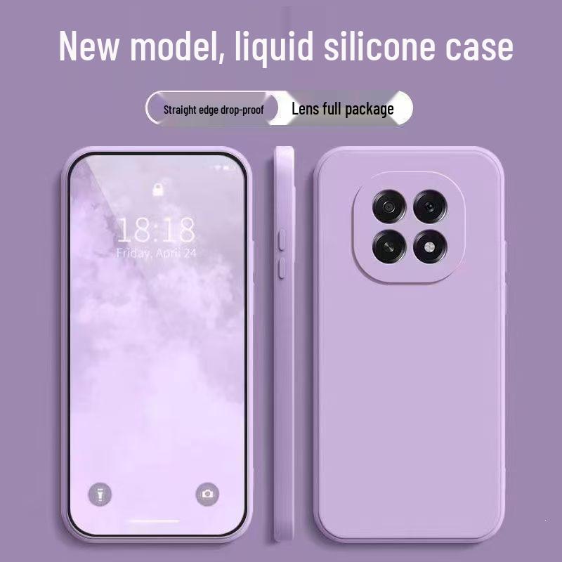 Compatible OPPO A5 5G Case: Solid Color Liquid Silicone, Full Coverage, Drop Protection, Soft Straight Edge Design