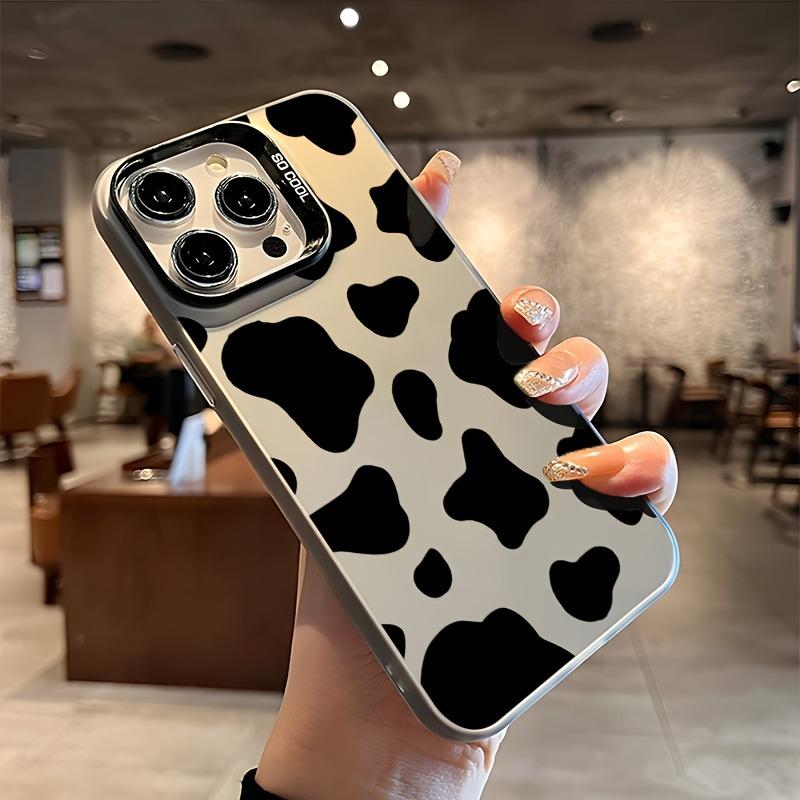 Cow Print Design Case Suitable Phone case for iPhone 17 16 15 14 13 12 11 Plus Pro Max Series Instagram Style Protective Cover