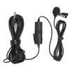 Mini Collar Clip Microphone Karaoke Live Broadcast Mic with Battery for Mobile Phone PC(MicrophoneAdapter for IOS )