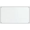 Dosserets de cuisine 2 pcs transparent 70x40 cm verre trempé