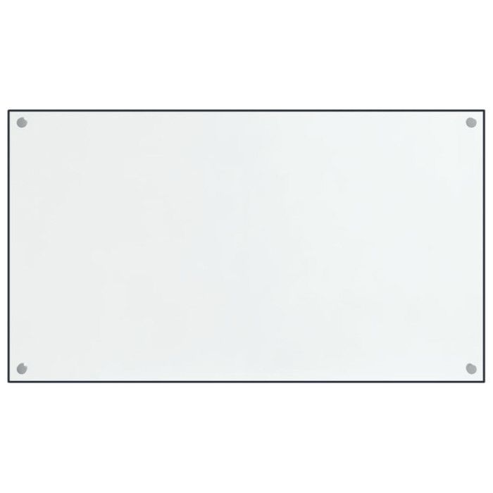 Dosserets de cuisine 2 pcs transparent 70x40 cm verre trempé