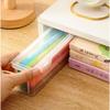 Transparent Large Capacity Stackable Stationery Box for Paintbrushes and Pencils