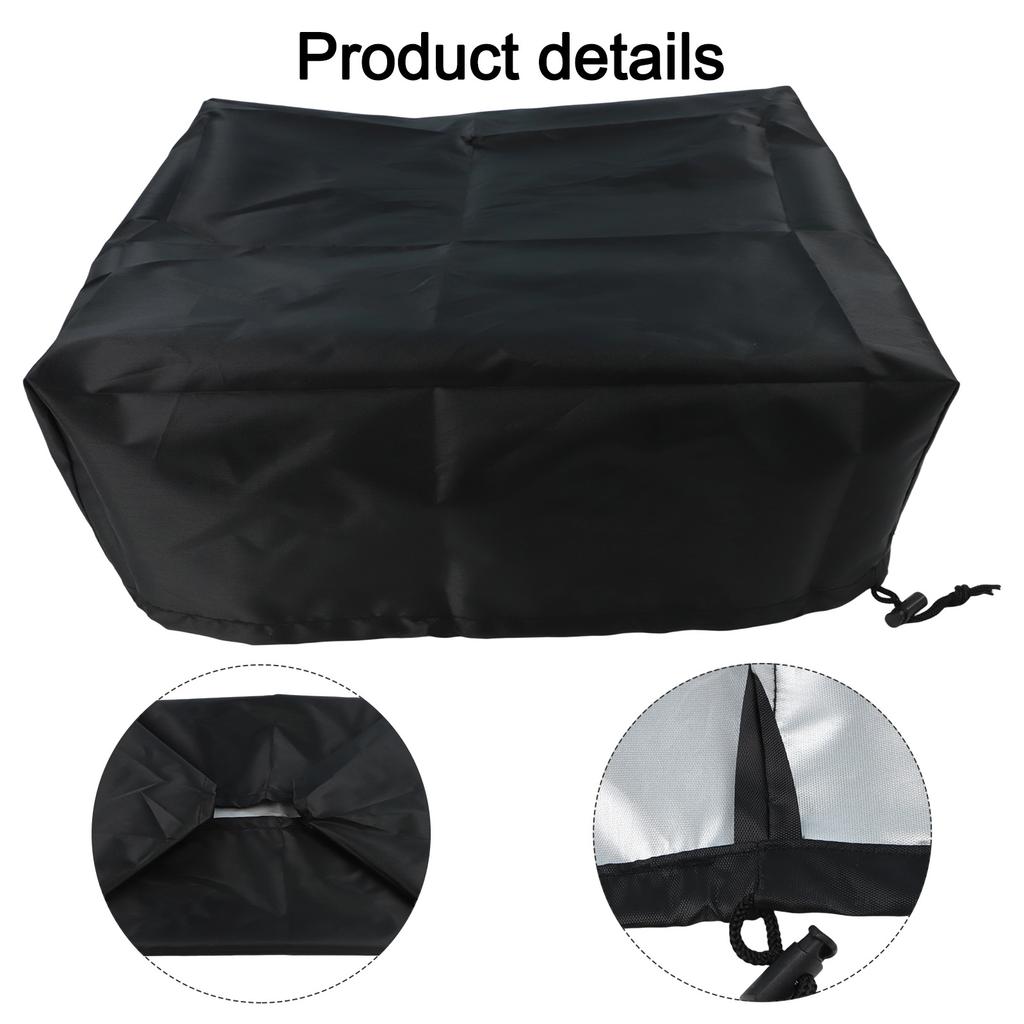 Dustproof Record Player Cover with Water Resistant Oxford Cloth and UV Reflective Coating to Safeguard Equipment