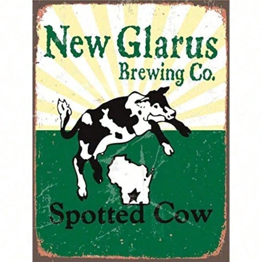 

Spotted Cow Vintage Tin Sign 8x12 Inch Rustic Metal Wall Decor Bar Pub Man Cave 20x30cm