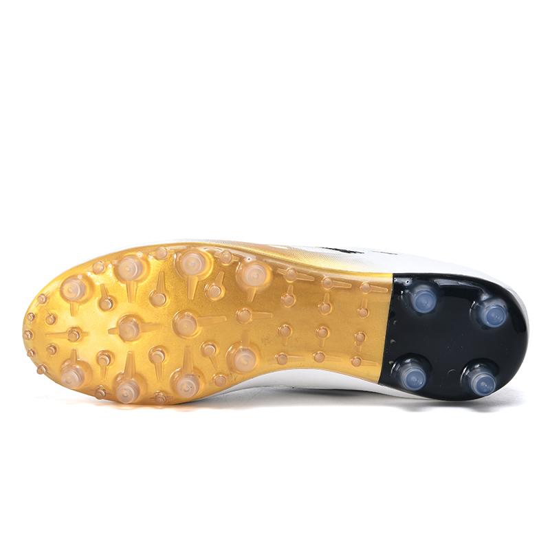 Men Soccer Shoes Indoor Lightweight Youth Teenager Male Training Gym Sneakers Blue Black Man Turf Sport Football Shoes