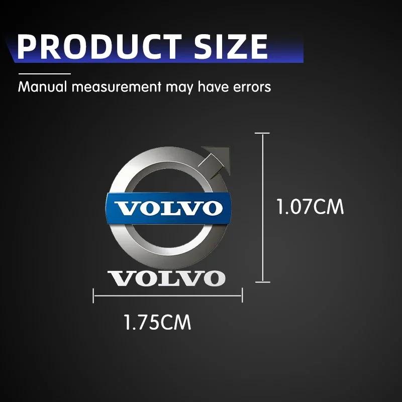 Car logo Sticker Central control Decals For Volvo AWD C30 C70 S40 S60 S80 S90 T6 V40 V50 V60 V70 V90 XC40 XC60 XC70 XC90 auto