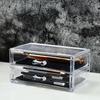 Transparent Dresser Storage Box Desk Drawer Type Skincare Makeup Brush Dresser Acrylic Organizer Shelf
