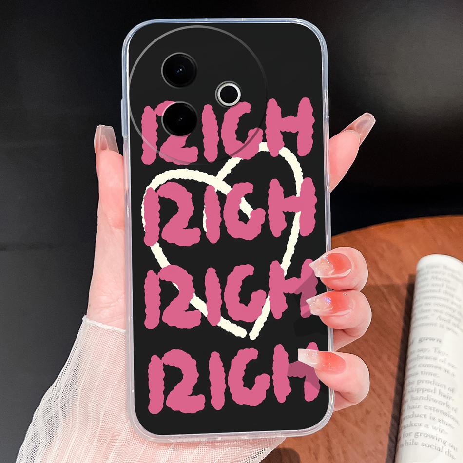 Case For Vivo Y39 Y38 5G Ocean Fish Transparent Phone Back Cover For VivoY 39 Y 38 Soft Slim TPU Silicone Lightweight Protectors