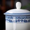 Taoxianghui Bone China Blue & White Teacup with Lid