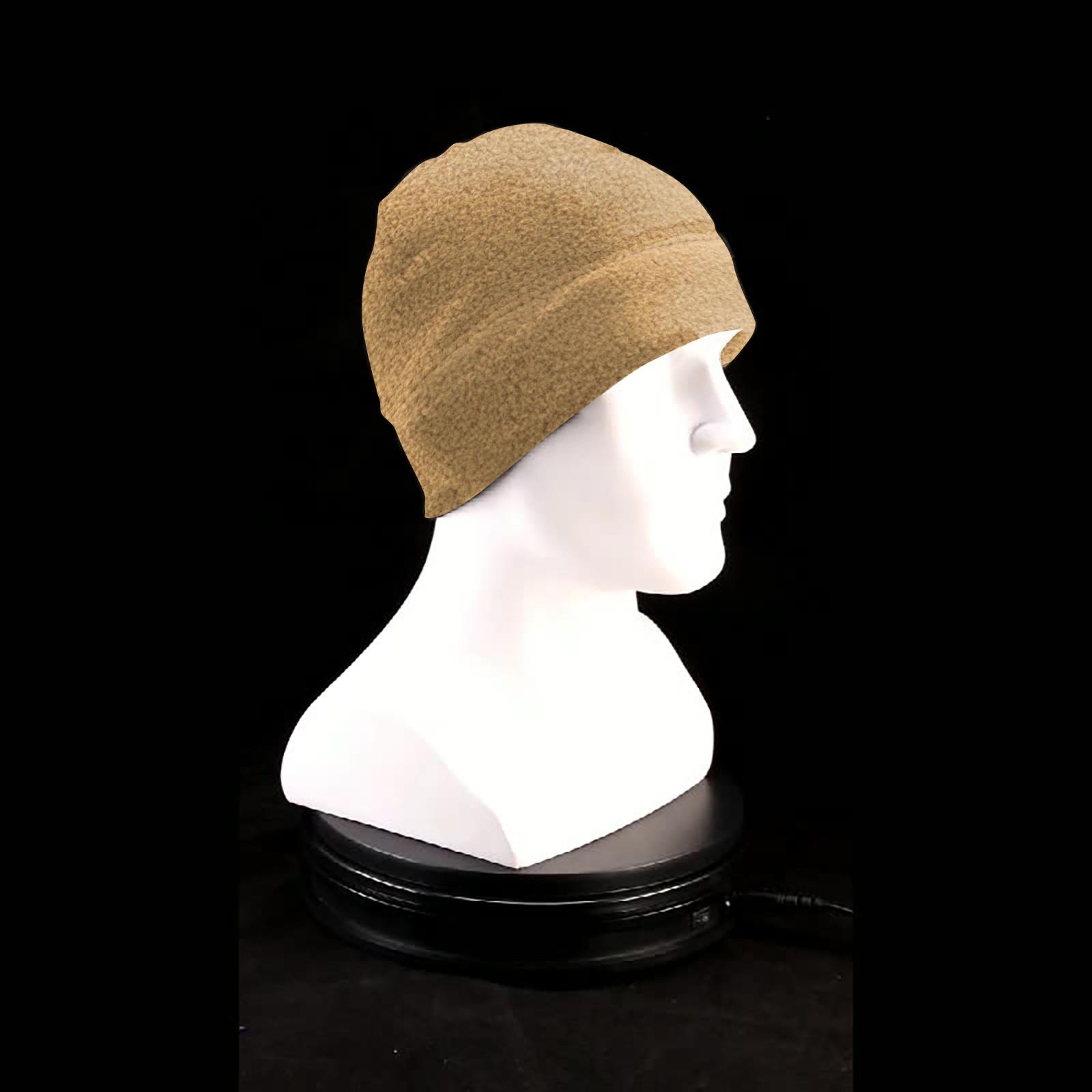 

Модная флисовая шапка Soild на открытом воздухе, спортивная ветрозащитная теплая шапка с защитой от холода One size хаки