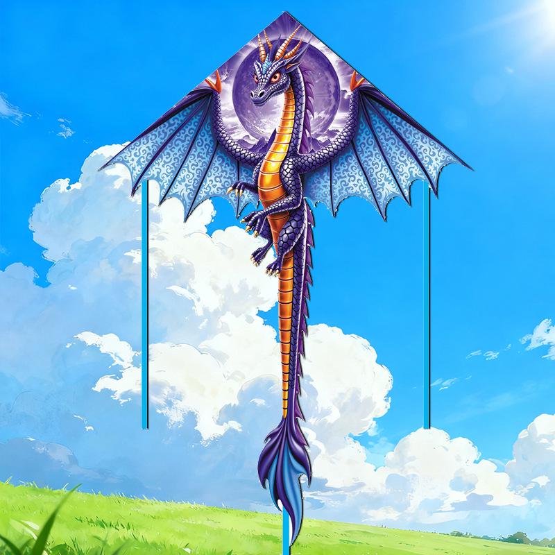 Weifang Winged Dragon Kite: Cartoon Animal Kite for Kids & Adults