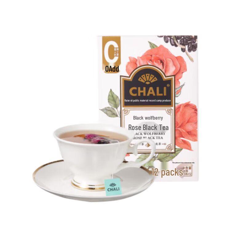CHALI Black Goji Berry Rose Black Tea