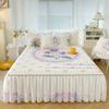 Ice Silk Latex Three-Piece Set of Summer Sleeping Mat Bed Skirt Summer Foldable Air Conditioner Soft Mat Fresh Bedspread Bedding