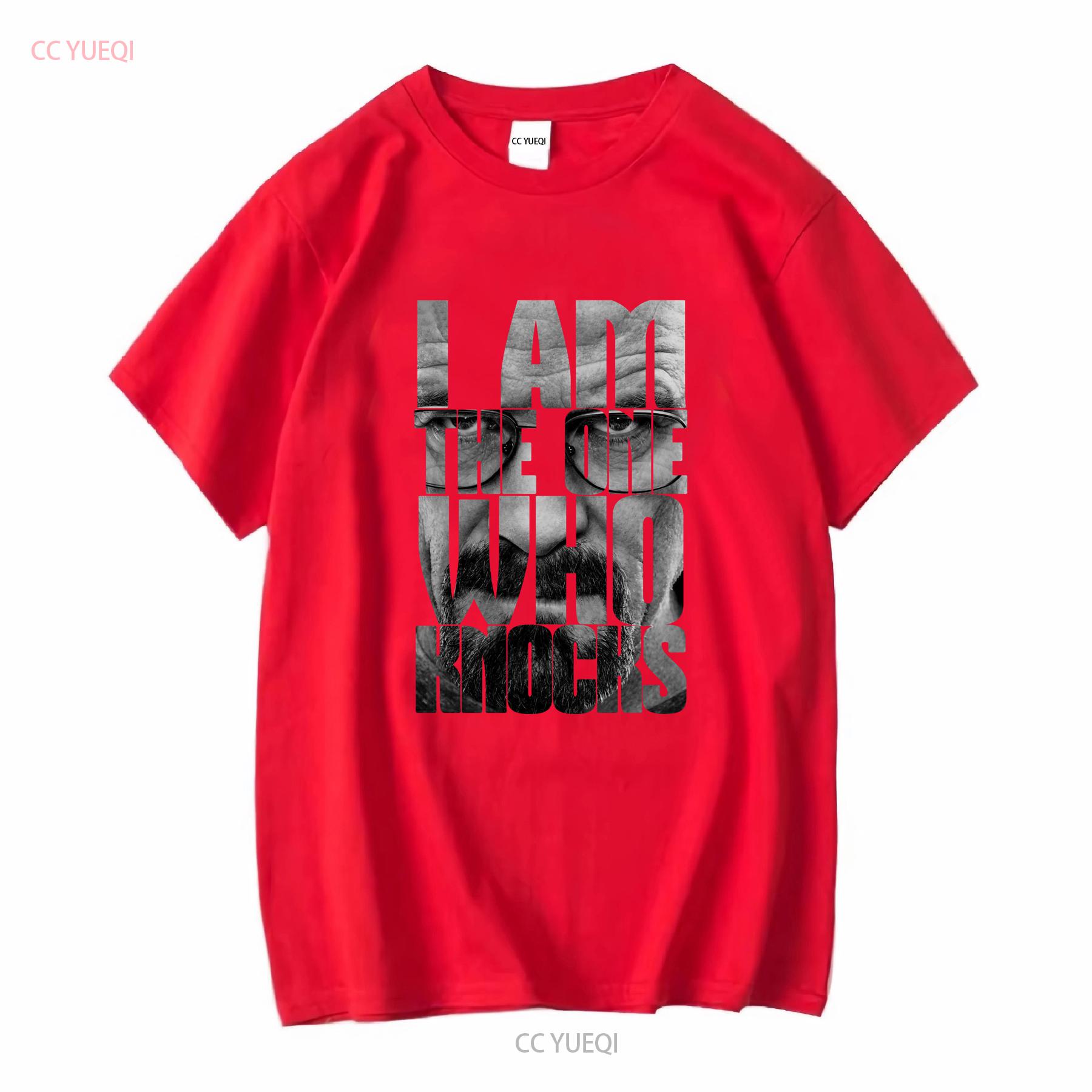 I AM THE ONE WHO KNOCKS WOMAN T SHIRT Breaking Heisenberg Walter Bad White vintage Washed Slightly homme streetwear fashion S