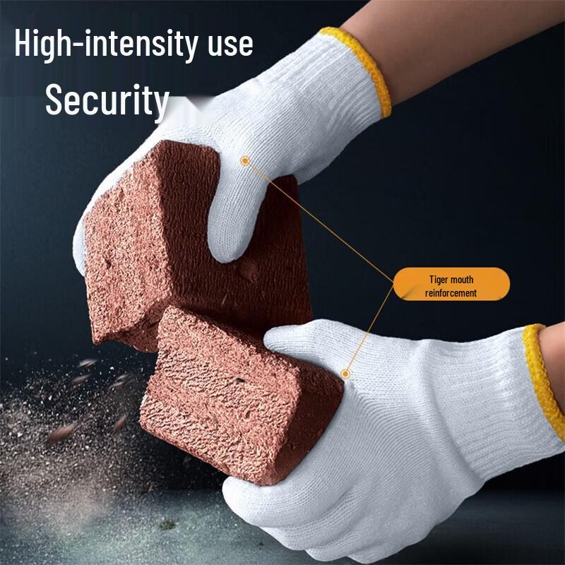 Jinsu Thickened Cotton Yarn Work Gloves