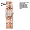 Hoge Nauwkeurigheid Horloge Dames Strass Armband Vierkante Wijzerplaat Klassiek Casual