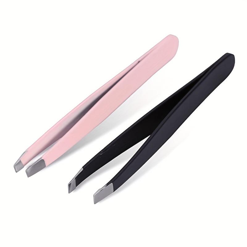 1 Precision Stainless Steel Forceps - Ergonomic, Corrosion-Resistant, Easy to Pluck & Groom, for Home or Beauty Parlor